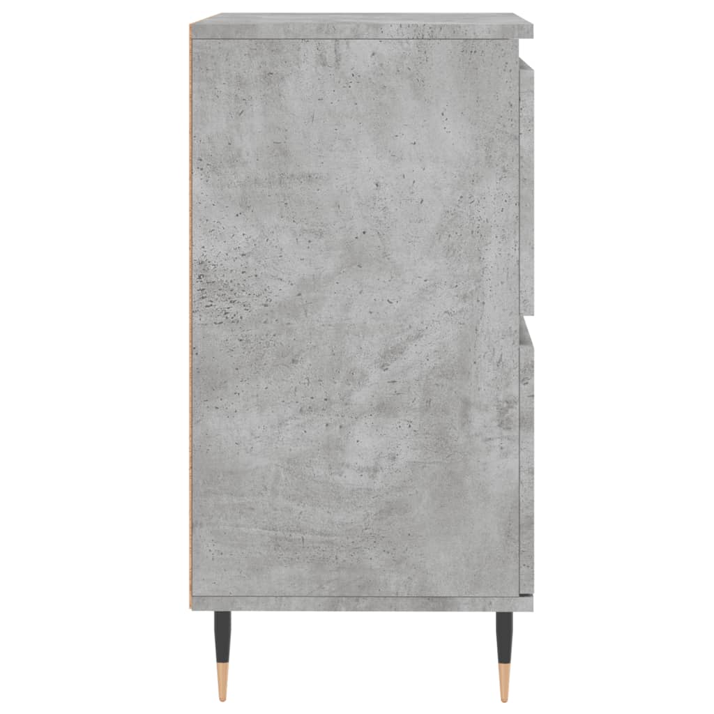 Dressoirs 2 st bewerkt hout betongrijs is nu te koop bij PeponiXL, paradijselijk wonen!