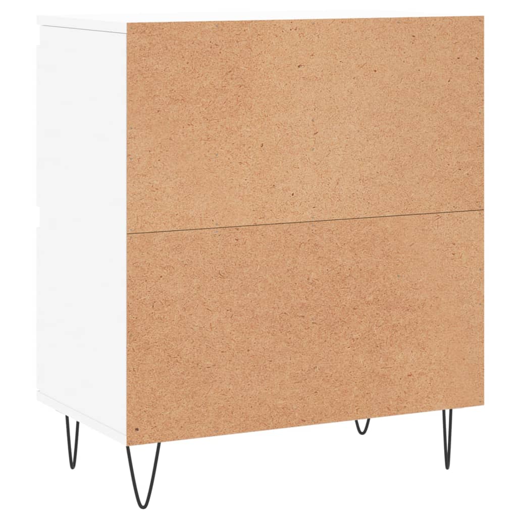 Dressoirs 2 st bewerkt hout wit is nu te koop bij PeponiXL, paradijselijk wonen!