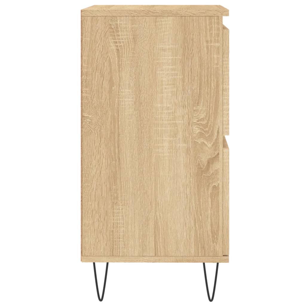 Dressoirs 2 st bewerkt hout sonoma eikenkleurig is nu te koop bij PeponiXL, paradijselijk wonen!