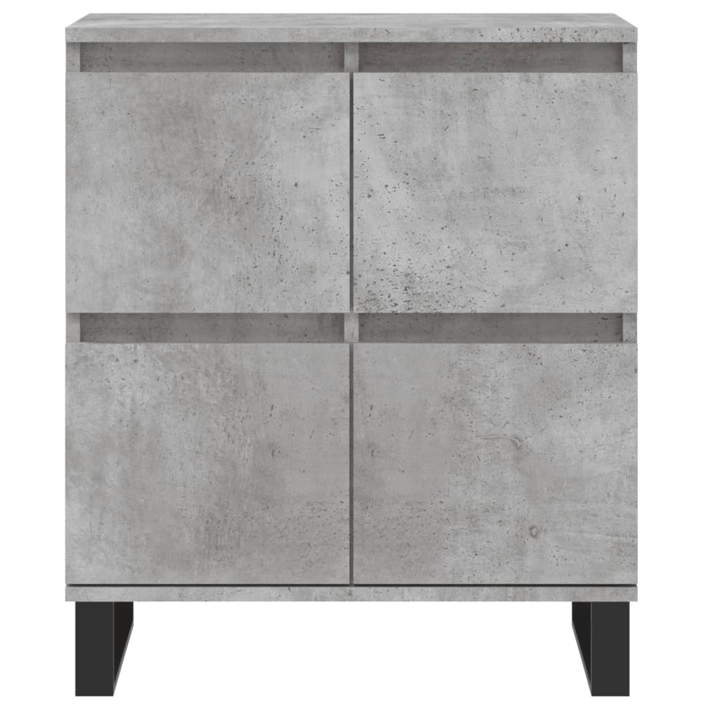 Dressoirs 2 st bewerkt hout betongrijs is nu te koop bij PeponiXL, paradijselijk wonen!