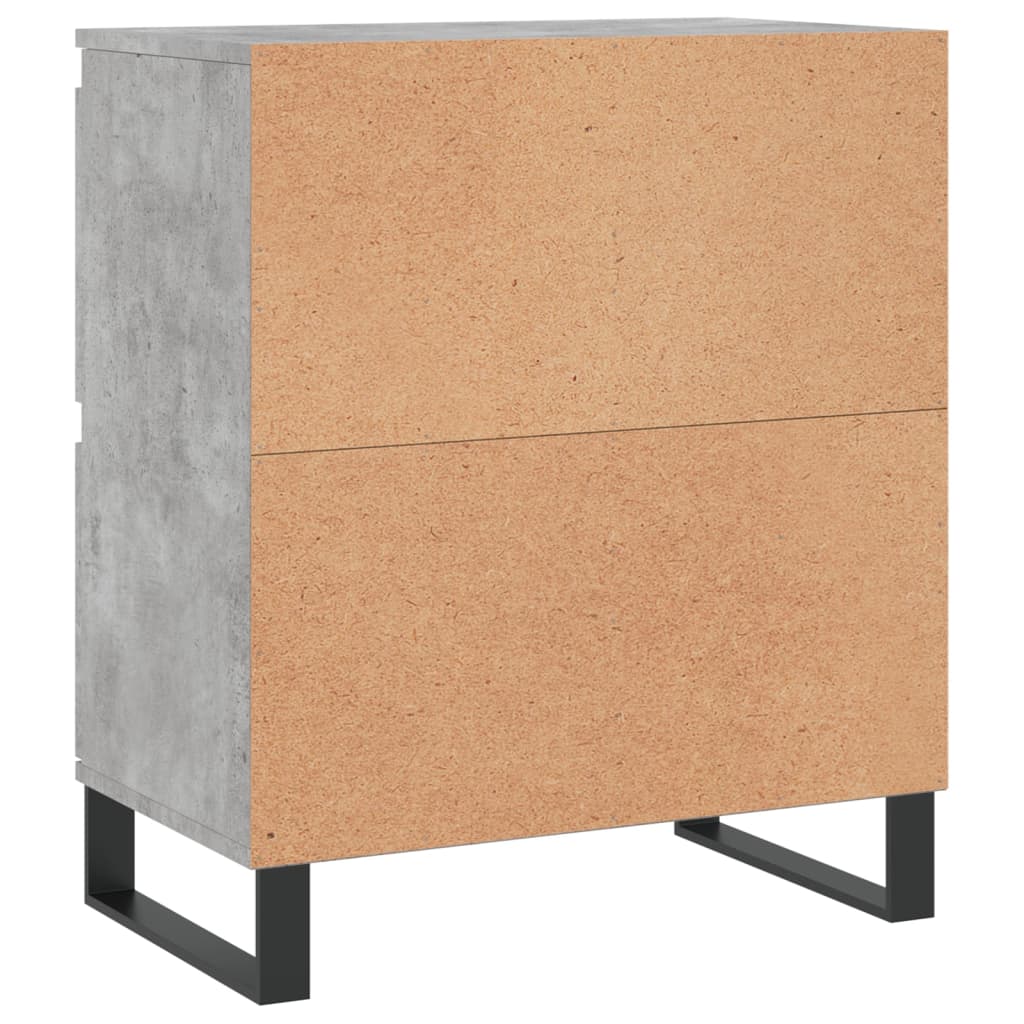Dressoirs 2 st bewerkt hout betongrijs is nu te koop bij PeponiXL, paradijselijk wonen!
