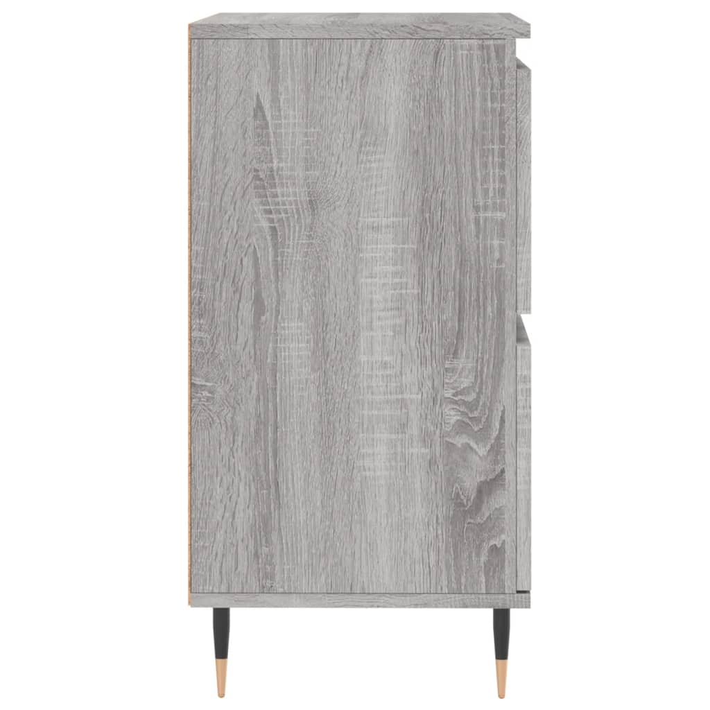 Dressoirs 3 st bewerkt hout grijs sonoma eikenkleurig is nu te koop bij PeponiXL, paradijselijk wonen!