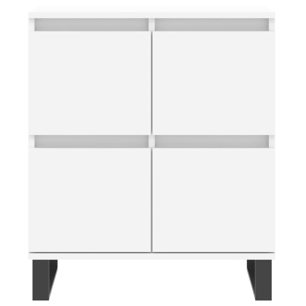 Dressoirs 3 st bewerkt hout wit is nu te koop bij PeponiXL, paradijselijk wonen!