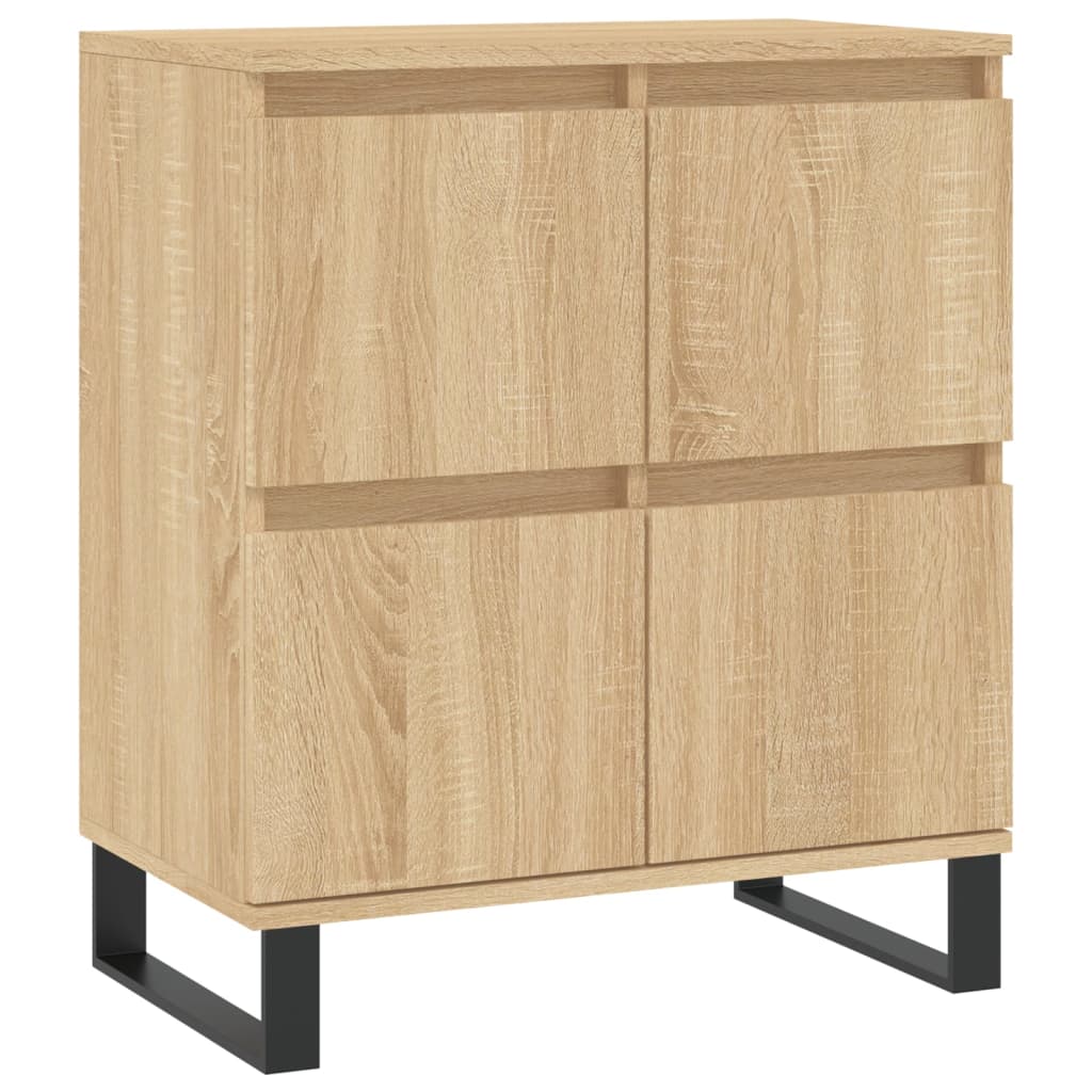 Dressoirs 3 st bewerkt hout sonoma eiken is nu te koop bij PeponiXL, paradijselijk wonen!