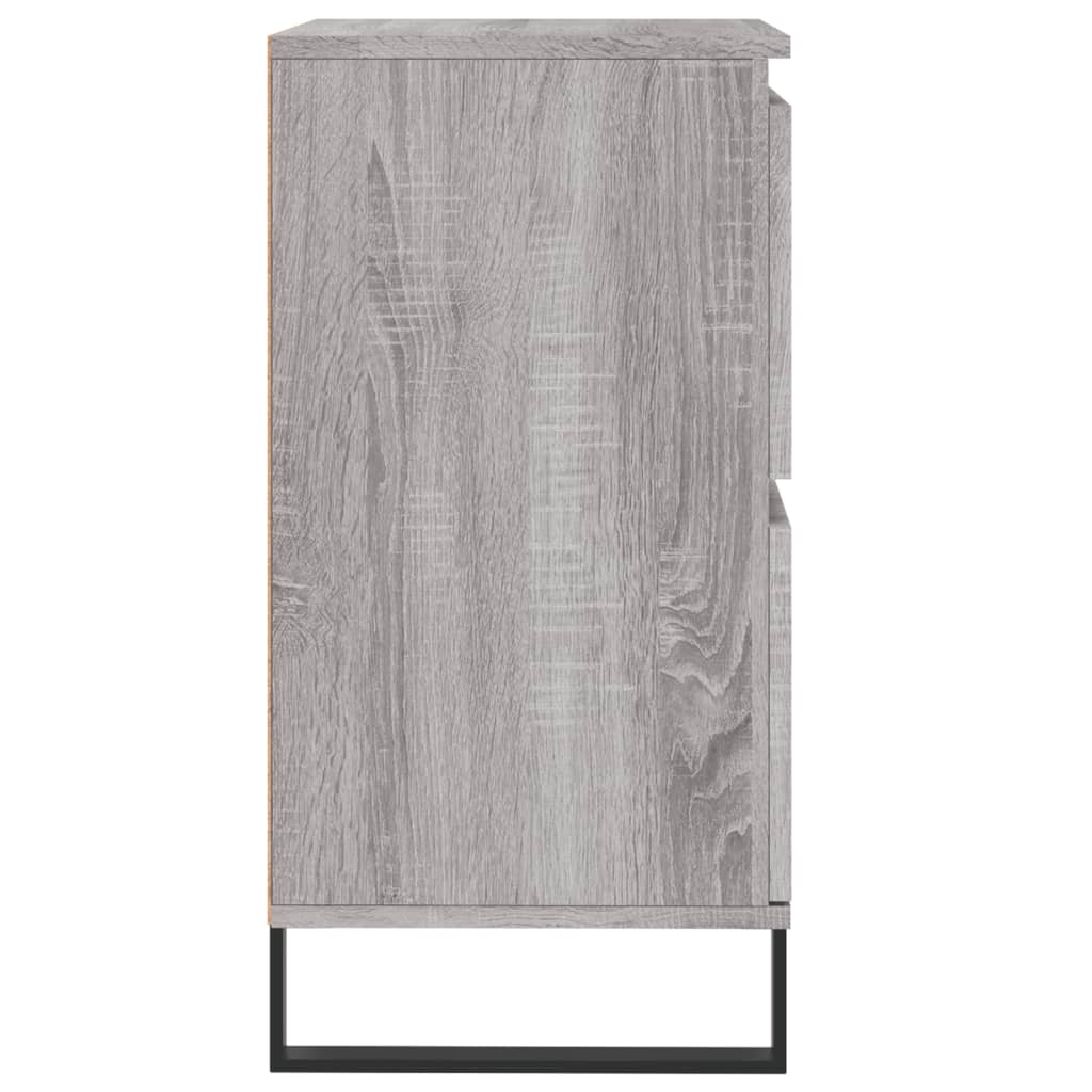 Dressoirs 3 st bewerkt hout grijs sonoma eikenkleurig is nu te koop bij PeponiXL, paradijselijk wonen!