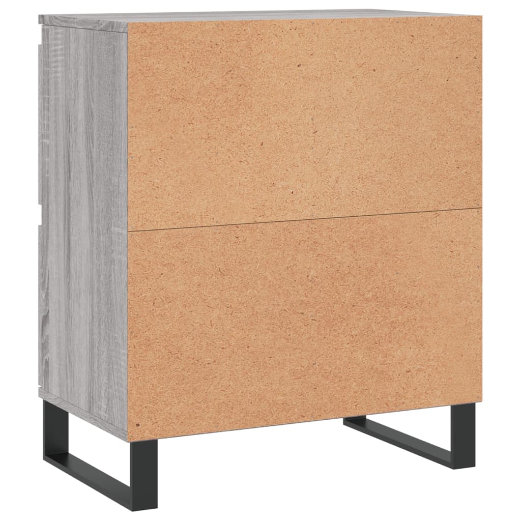 Dressoirs 3 st bewerkt hout grijs sonoma eikenkleurig is nu te koop bij PeponiXL, paradijselijk wonen!