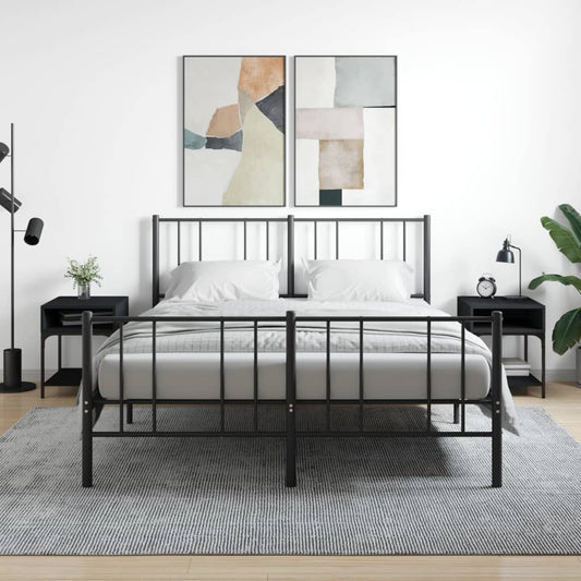 Nachtkastjes 2 st 40x41x50 cm bewerkt hout zwart is nu te koop bij PeponiXL, paradijselijk wonen!