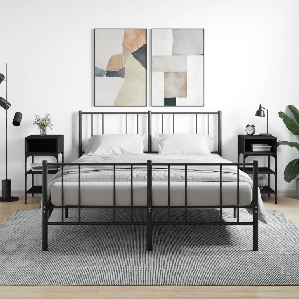 Nachtkastjes 2 st 35x34,5x70 cm bewerkt hout zwart is nu te koop bij PeponiXL, paradijselijk wonen!