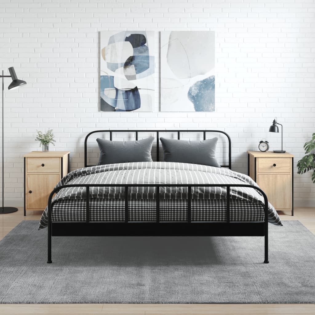 Nachtkastjes 2 st 40x42x60 cm bewerkt hout sonoma eikenkleurig is nu te koop bij PeponiXL, paradijselijk wonen!