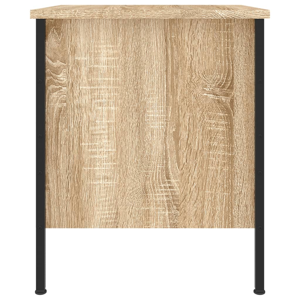 Nachtkastjes 2 st 40x42x50 cm bewerkt hout sonoma eikenkleurig is nu te koop bij PeponiXL, paradijselijk wonen!