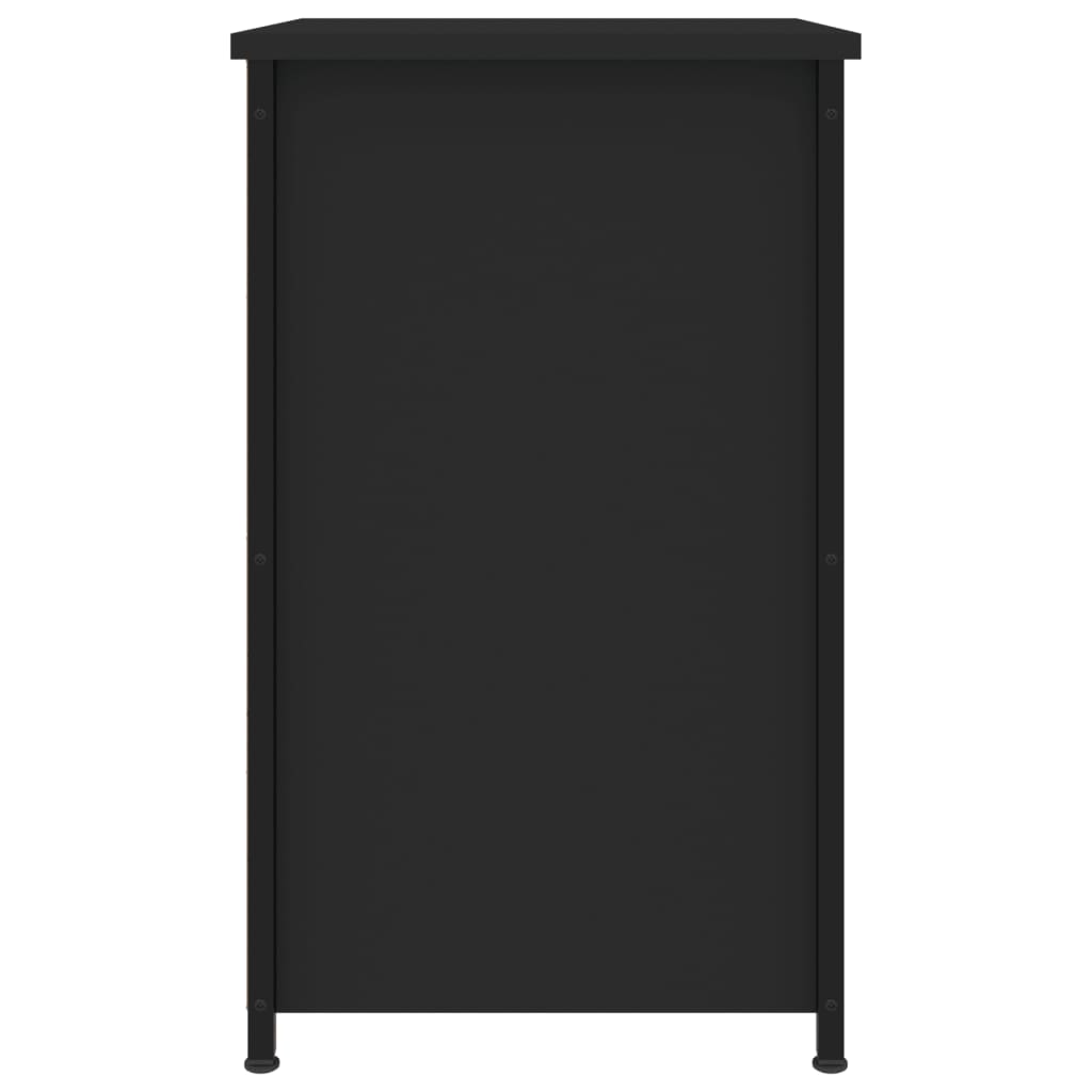 Nachtkastjes 2 st 40x36x60 cm bewerkt hout zwart is nu te koop bij PeponiXL, paradijselijk wonen!