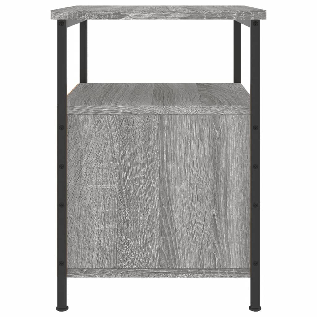 Nachtkastjes 2 st 34x35,5x50 cm bewerkt hout grijs sonoma eiken is nu te koop bij PeponiXL, paradijselijk wonen!