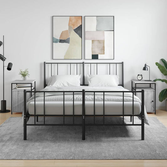 Nachtkastjes 2 st 40x42x60 cm bewerkt hout grijs sonoma eiken is nu te koop bij PeponiXL, paradijselijk wonen!