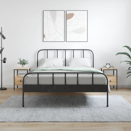 Nachtkastjes 2 st 34x36x50 cm bewerkt hout sonoma eikenkleurig is nu te koop bij PeponiXL, paradijselijk wonen!