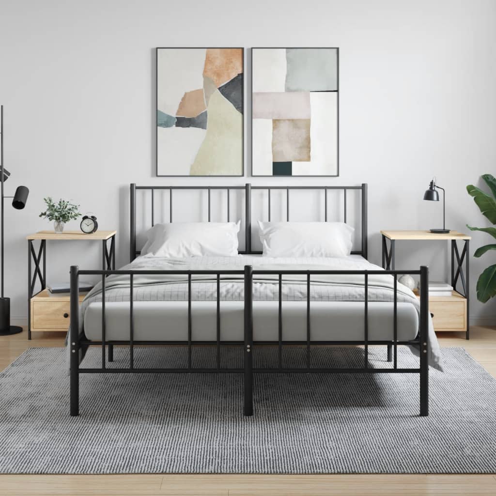 Nachtkastjes 2 st 50x41x65 cm bewerkt hout sonoma eikenkleurig is nu te koop bij PeponiXL, paradijselijk wonen!