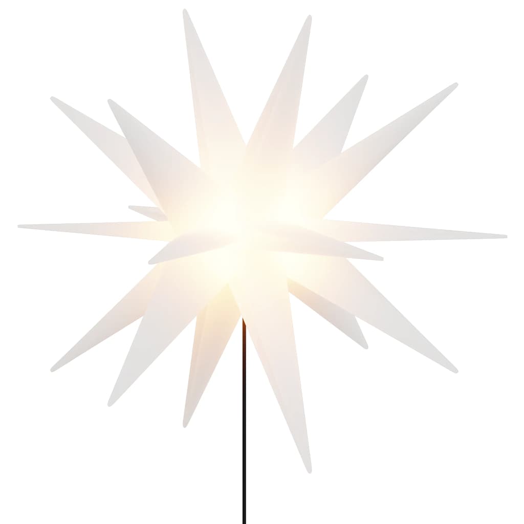 Kerstlampen met grondpin en LED's 3 st 57 cm wit is nu te koop bij PeponiXL, paradijselijk wonen!