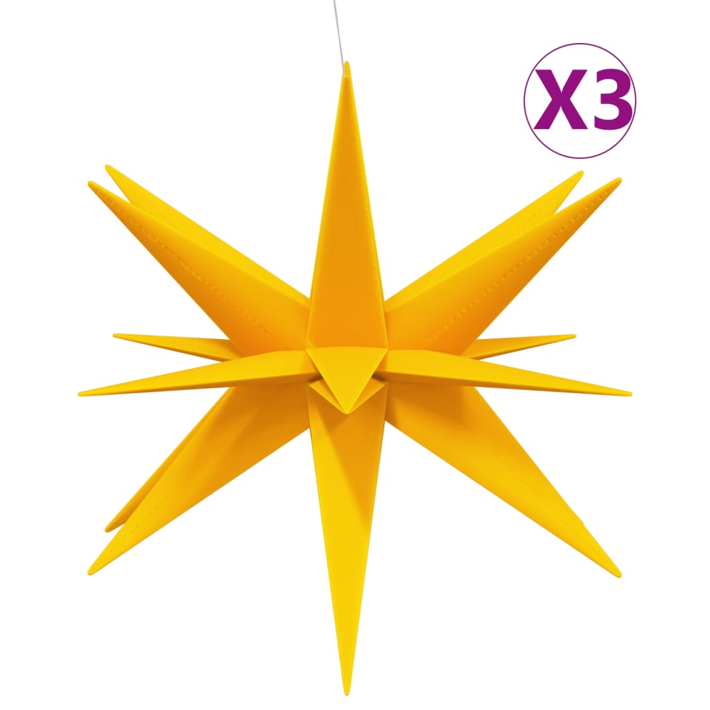 Kerstlampen met LED's 3 st inklapbaar 100 cm geel is nu te koop bij PeponiXL, paradijselijk wonen!
