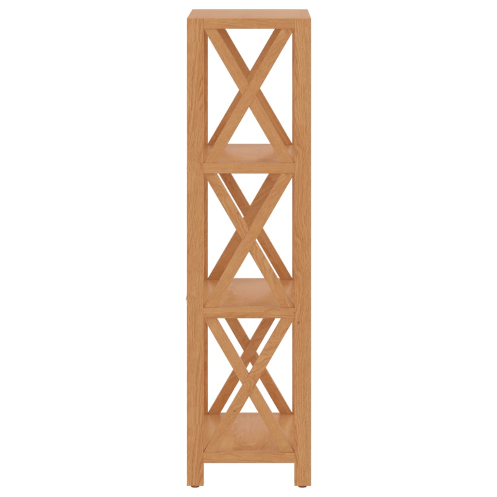 Opbergrek 4-laags 40x30x112 cm massief eikenhout is nu te koop bij PeponiXL, paradijselijk wonen!