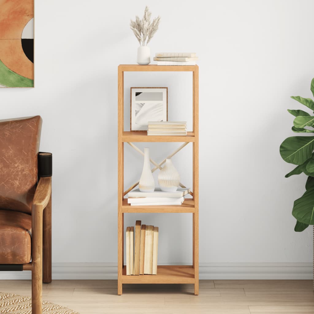 Opbergrek 4-laags 40x30x112 cm massief eikenhout is nu te koop bij PeponiXL, paradijselijk wonen!