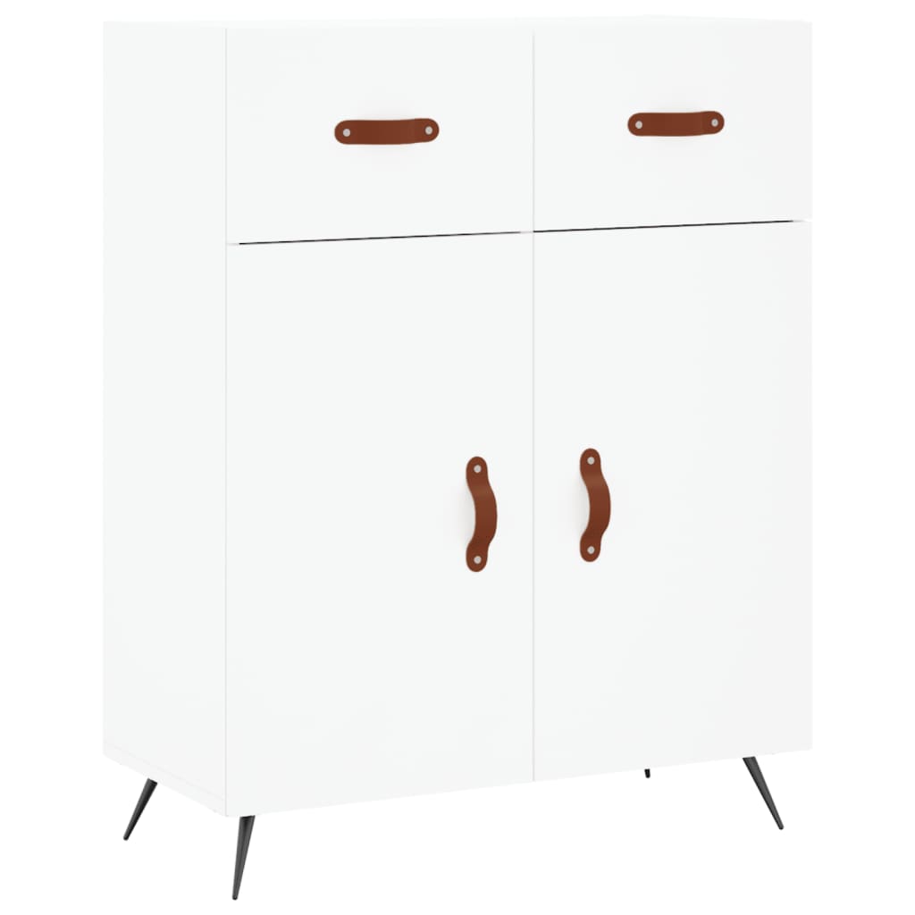 Dressoir 69,5x34x90 cm bewerkt hout wit is nu te koop bij PeponiXL, paradijselijk wonen!