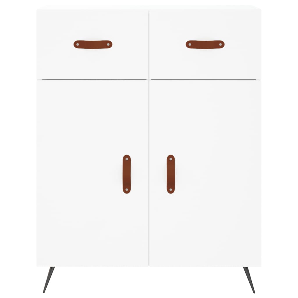 Dressoir 69,5x34x90 cm bewerkt hout wit is nu te koop bij PeponiXL, paradijselijk wonen!