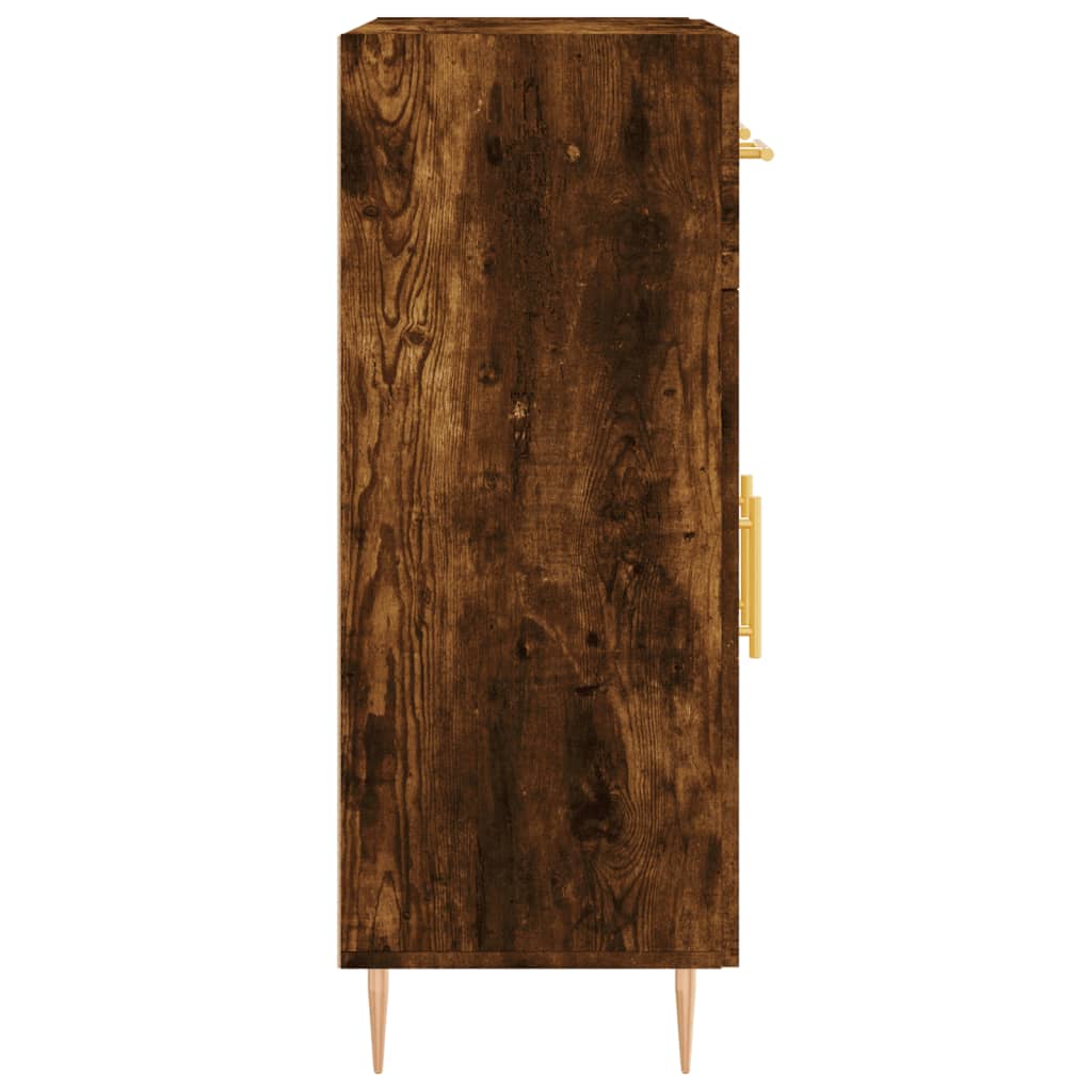 Dressoir 69,5x34x90 cm bewerkt hout gerookt eikenkleurig is nu te koop bij PeponiXL, paradijselijk wonen!
