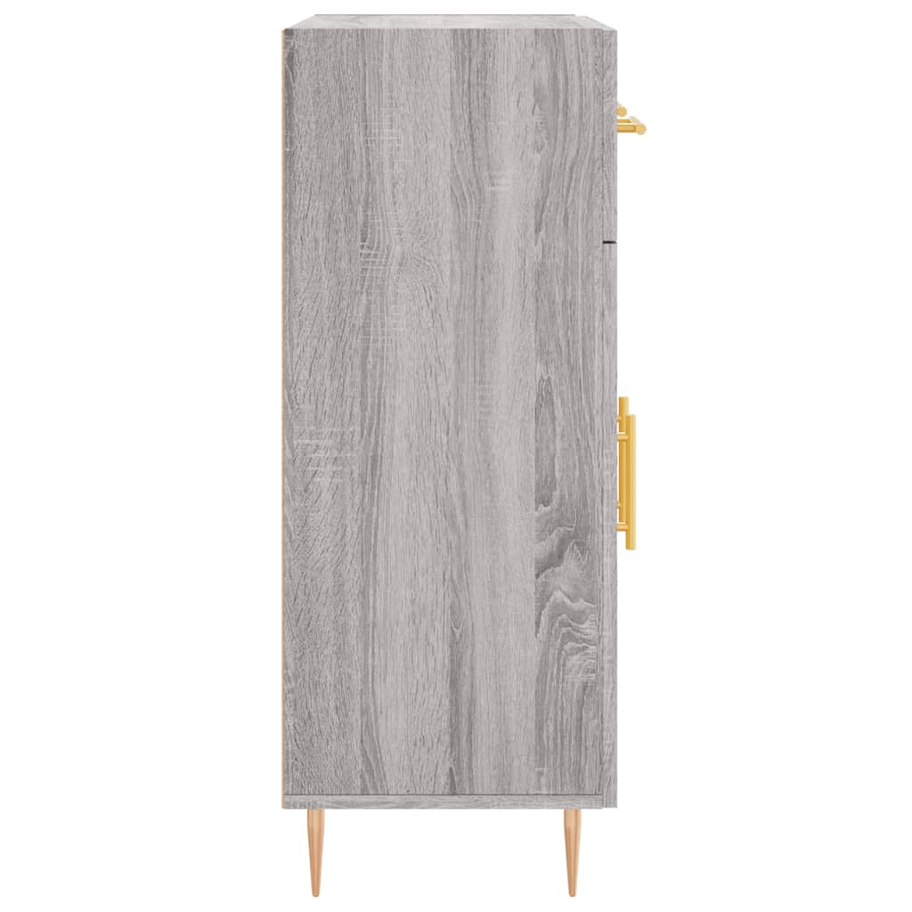 Dressoir 69,5x34x90 cm bewerkt hout grijs sonoma eikenkleurig is nu te koop bij PeponiXL, paradijselijk wonen!