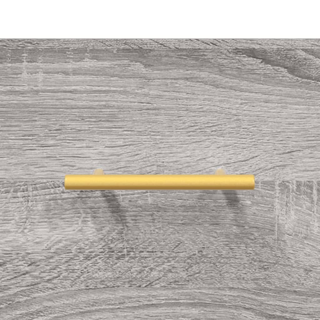 Dressoir 69,5x34x90 cm bewerkt hout grijs sonoma eikenkleurig is nu te koop bij PeponiXL, paradijselijk wonen!