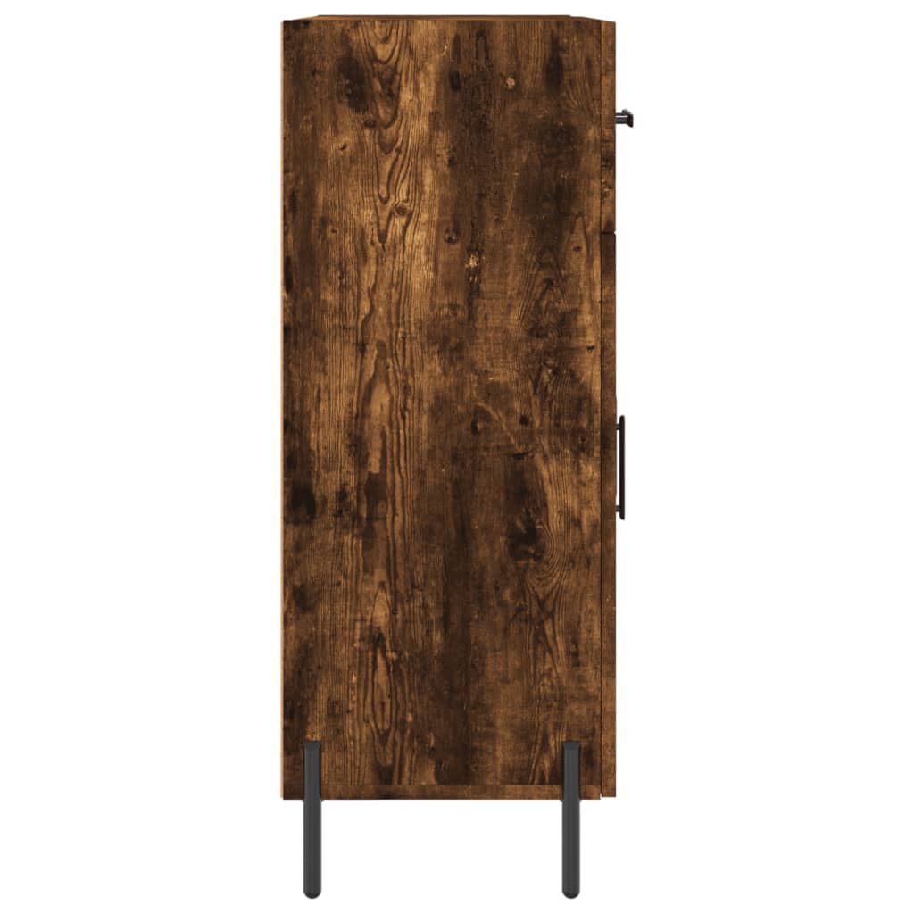 Dressoir 69,5x34x90 cm bewerkt hout gerookt eikenkleurig is nu te koop bij PeponiXL, paradijselijk wonen!
