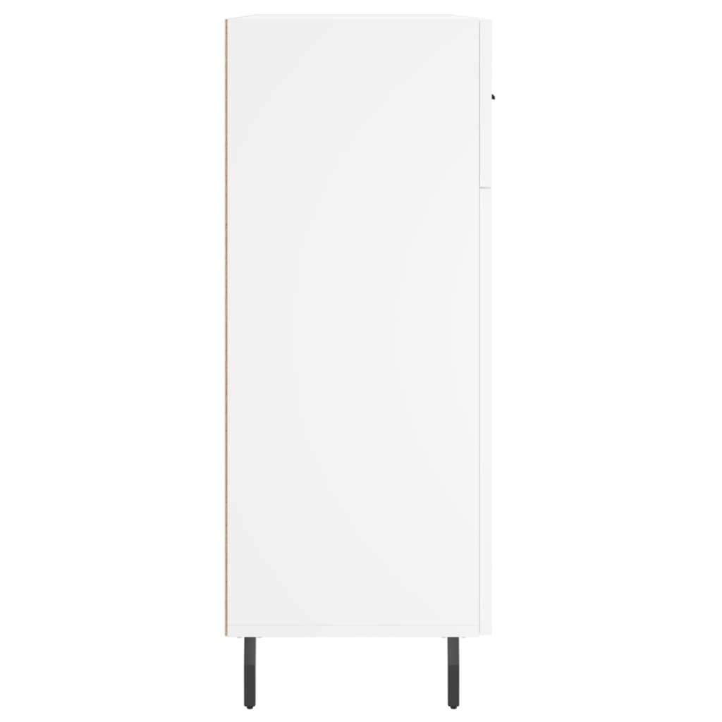 Dressoir 69,5x34x90 cm bewerkt hout wit is nu te koop bij PeponiXL, paradijselijk wonen!