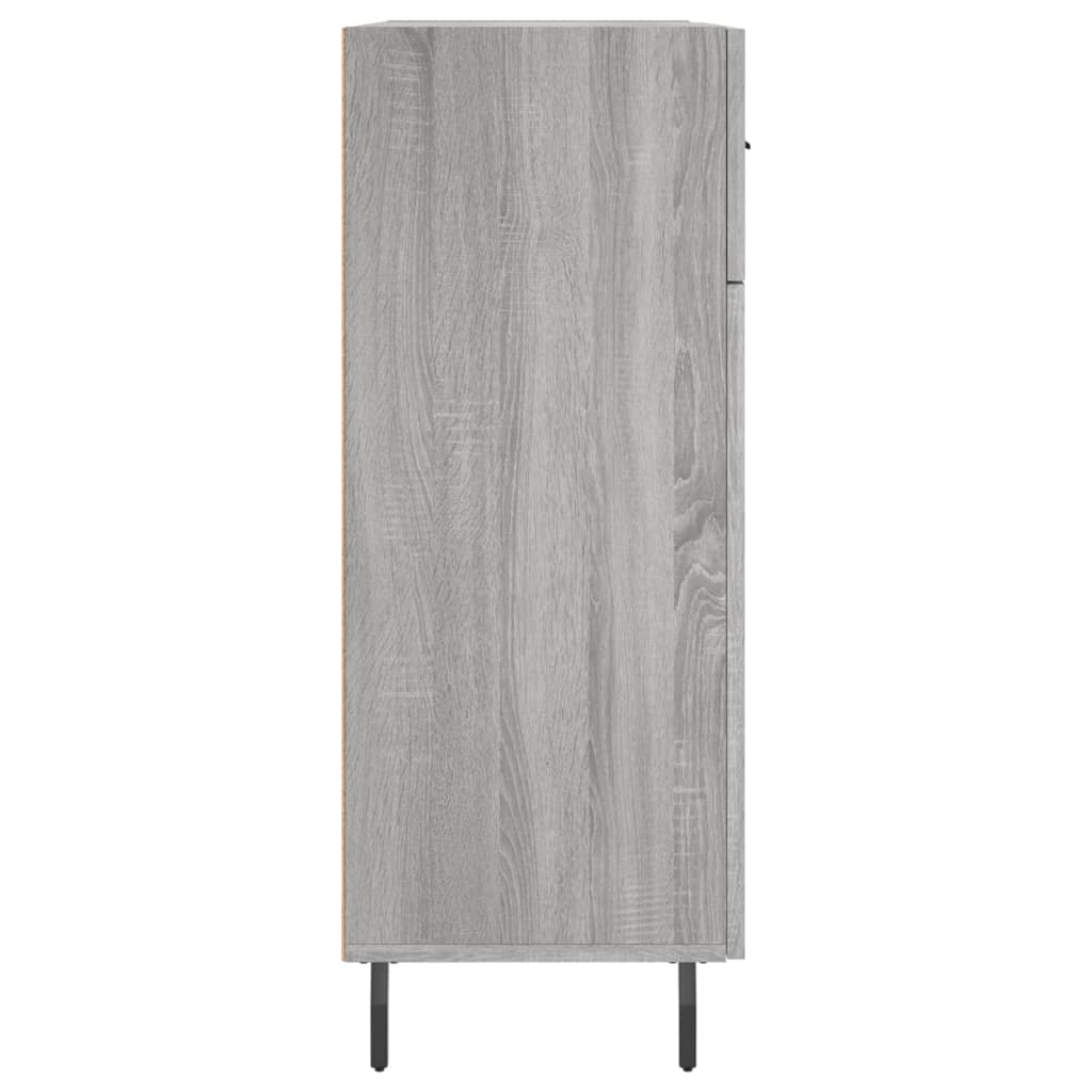 Dressoir 69,5x34x90 cm bewerkt hout grijs sonoma eikenkleurig is nu te koop bij PeponiXL, paradijselijk wonen!