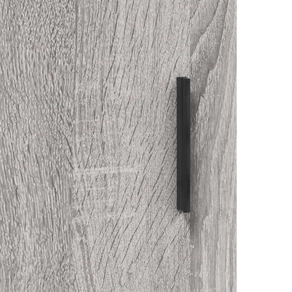 Dressoir 69,5x34x90 cm bewerkt hout grijs sonoma eikenkleurig is nu te koop bij PeponiXL, paradijselijk wonen!