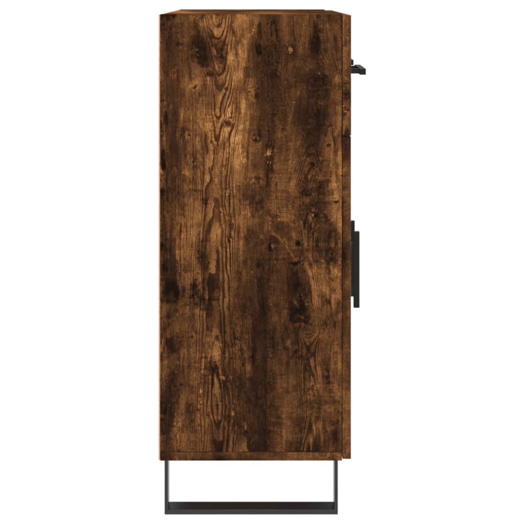 Dressoir 69,5x34x90 cm bewerkt hout gerookt eikenkleurig is nu te koop bij PeponiXL, paradijselijk wonen!