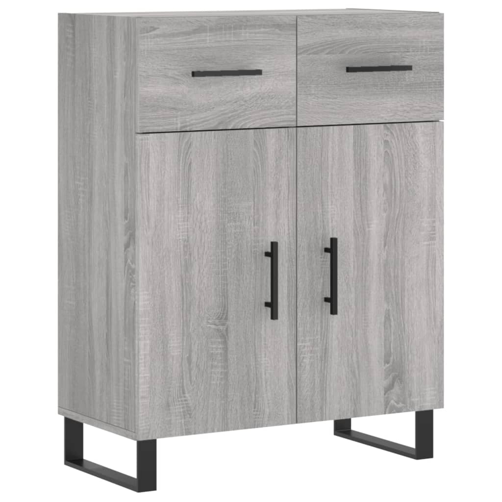 Dressoir 69,5x34x90 cm bewerkt hout grijs sonoma eikenkleurig is nu te koop bij PeponiXL, paradijselijk wonen!