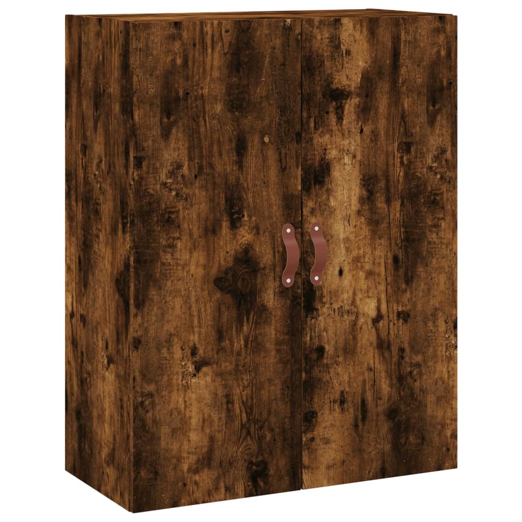 Wandkast 69,5x34x90 cm gerookt eikenkleurig is nu te koop bij PeponiXL, paradijselijk wonen!