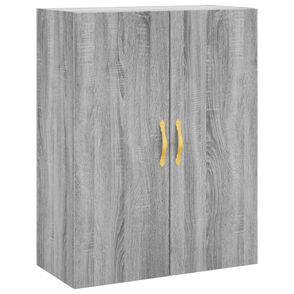 Wandkast 69,5x34x90 cm grijs sonoma eikenkleurig is nu te koop bij PeponiXL, paradijselijk wonen!