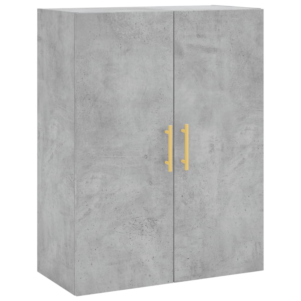 Wandkast 69,5x34x90 cm betongrijs is nu te koop bij PeponiXL, paradijselijk wonen!