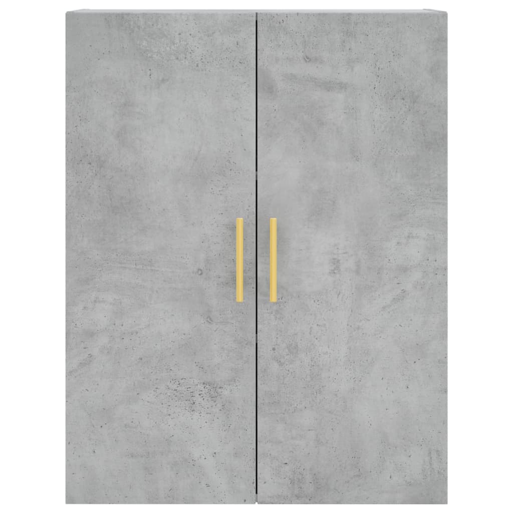 Wandkast 69,5x34x90 cm betongrijs is nu te koop bij PeponiXL, paradijselijk wonen!
