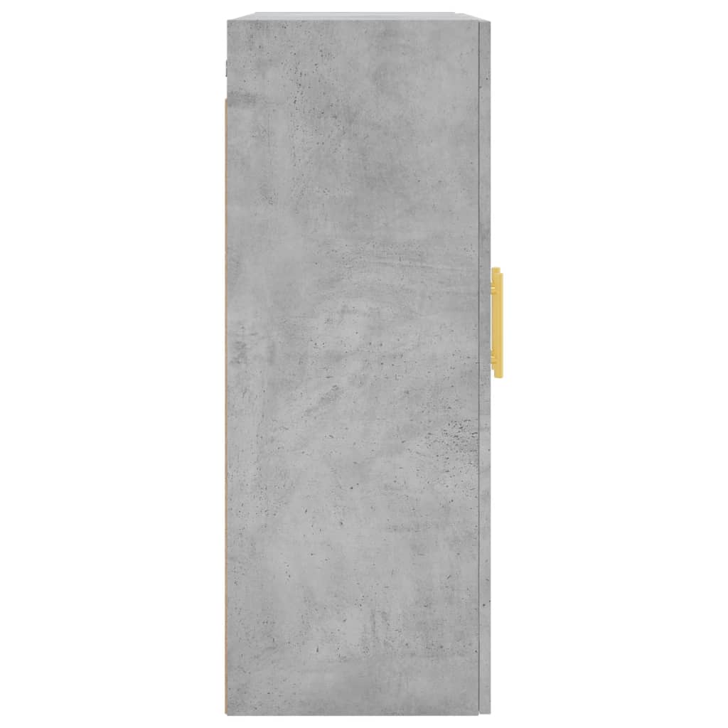 Wandkast 69,5x34x90 cm betongrijs is nu te koop bij PeponiXL, paradijselijk wonen!