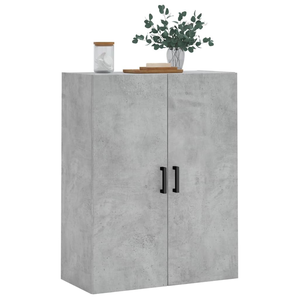 Wandkast 69,5x34x90 cm betongrijs is nu te koop bij PeponiXL, paradijselijk wonen!