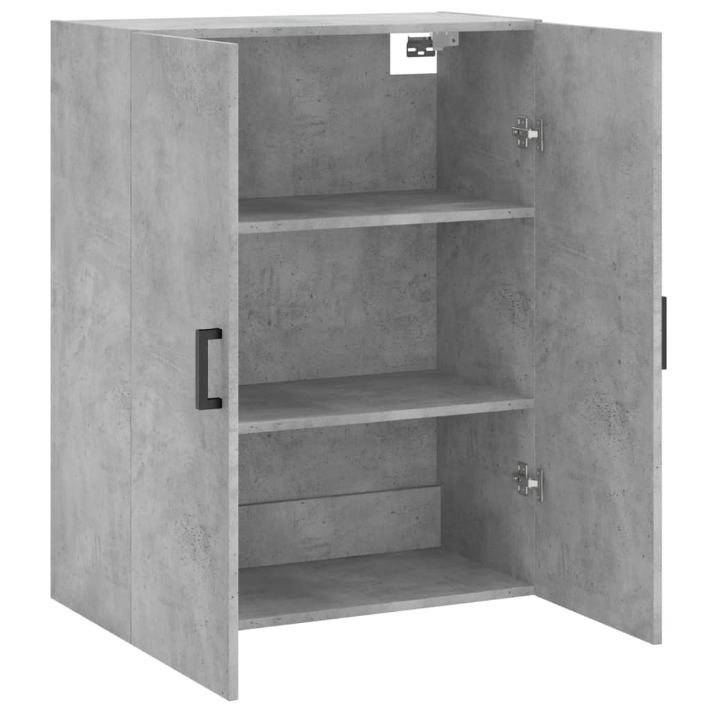 Wandkast 69,5x34x90 cm betongrijs is nu te koop bij PeponiXL, paradijselijk wonen!