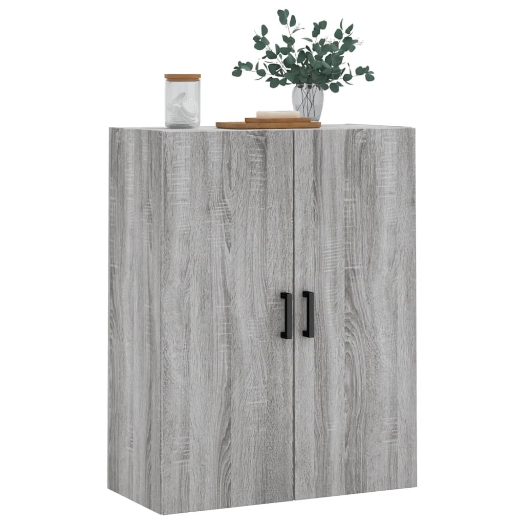 Bovenkast 69,5x34x90 cm grijs sonoma eikenkleurig is nu te koop bij PeponiXL, paradijselijk wonen!