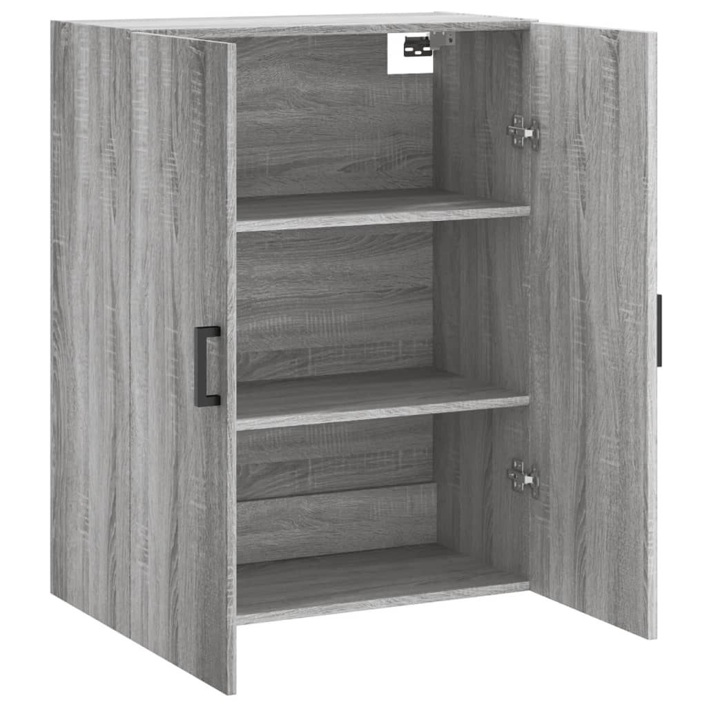 Bovenkast 69,5x34x90 cm grijs sonoma eikenkleurig is nu te koop bij PeponiXL, paradijselijk wonen!