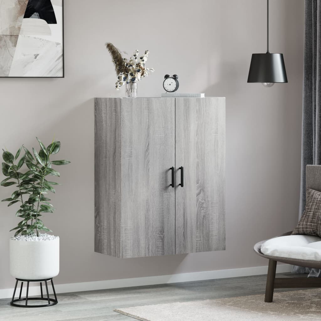 Bovenkast 69,5x34x90 cm grijs sonoma eikenkleurig is nu te koop bij PeponiXL, paradijselijk wonen!