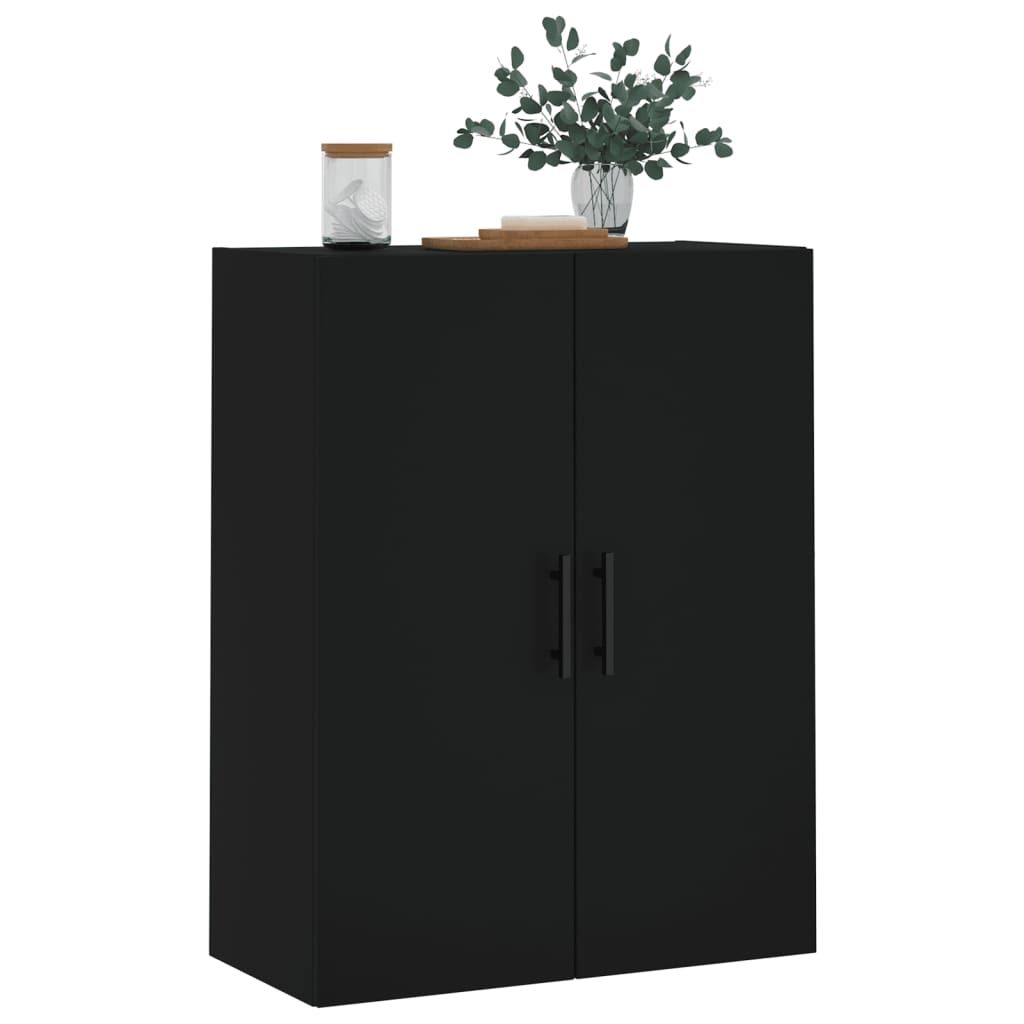 Bovenkast 69,5x34x90 cm zwart is nu te koop bij PeponiXL, paradijselijk wonen!
