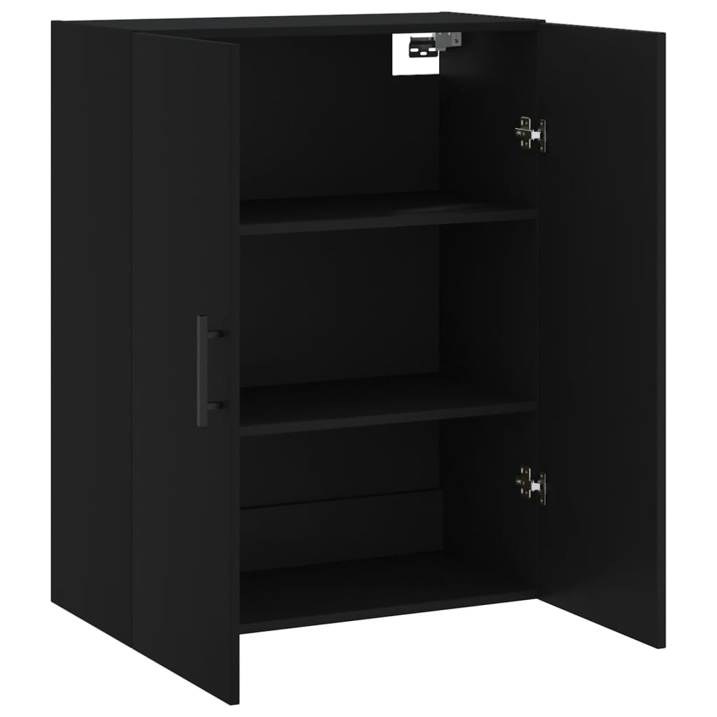 Bovenkast 69,5x34x90 cm zwart is nu te koop bij PeponiXL, paradijselijk wonen!