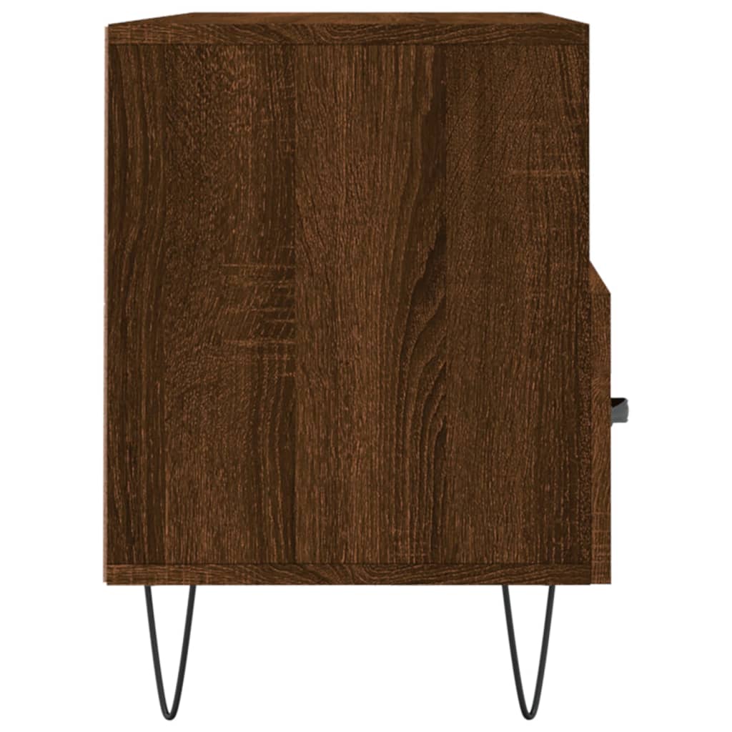 Tv-meubel 102x36x50 cm bewerkt hout bruin eikenkleur is nu te koop bij PeponiXL, paradijselijk wonen!