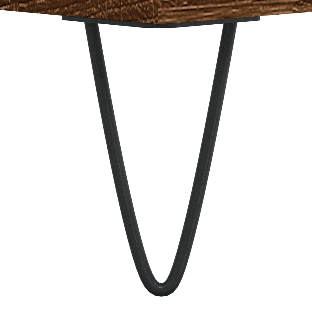 Tv-meubel 102x36x50 cm bewerkt hout bruin eikenkleur is nu te koop bij PeponiXL, paradijselijk wonen!