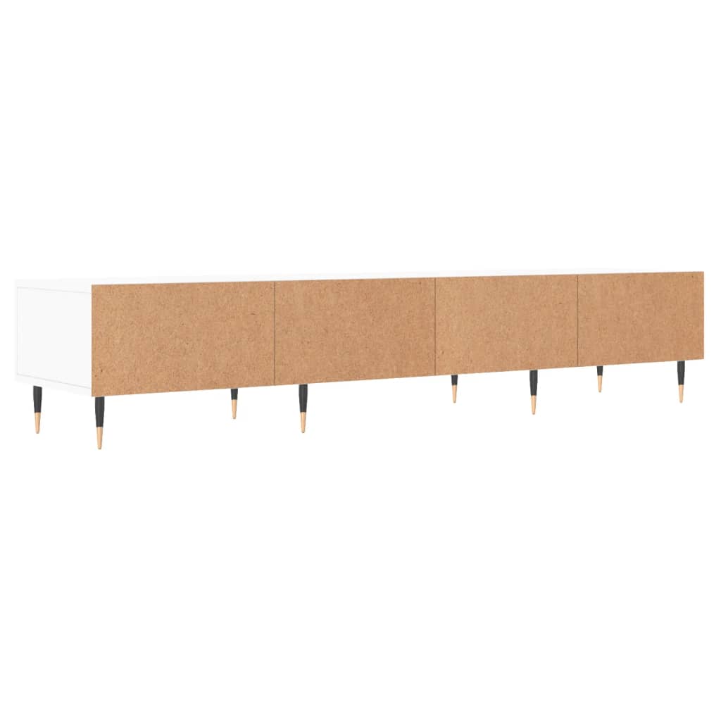 Tv-meubel 150x36x30 cm bewerkt hout wit is nu te koop bij PeponiXL, paradijselijk wonen!