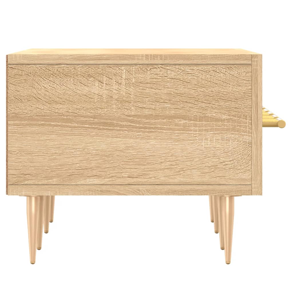Tv-meubel 150x36x30 cm bewerkt hout sonoma eikenkleurig is nu te koop bij PeponiXL, paradijselijk wonen!